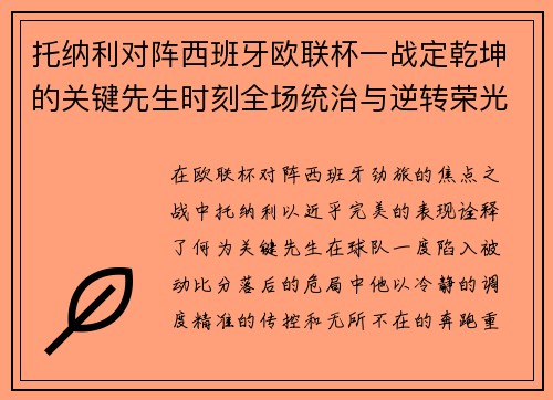 托纳利对阵西班牙欧联杯一战定乾坤的关键先生时刻全场统治与逆转荣光 托纳利对阵西班牙欧联杯一战定乾坤的关键先生时刻全场统治与逆转荣光